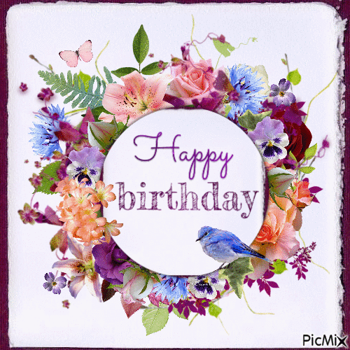 Happy Birthday Floral Pictures, Photos, and Images for Facebook, Tumblr