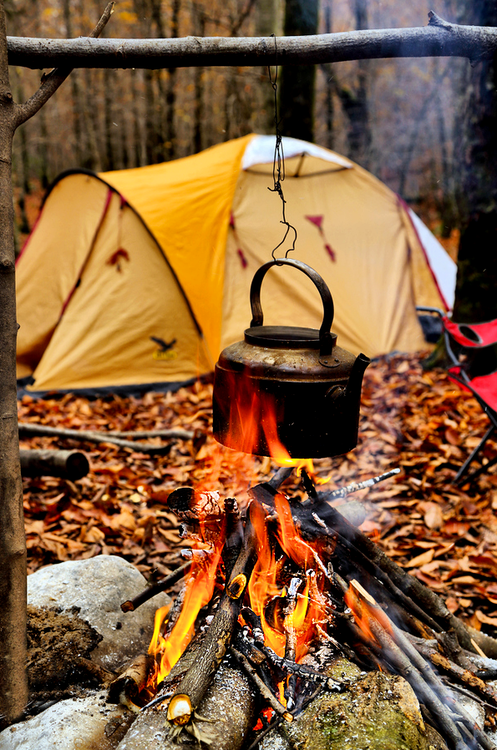 Autumn Camp Fire