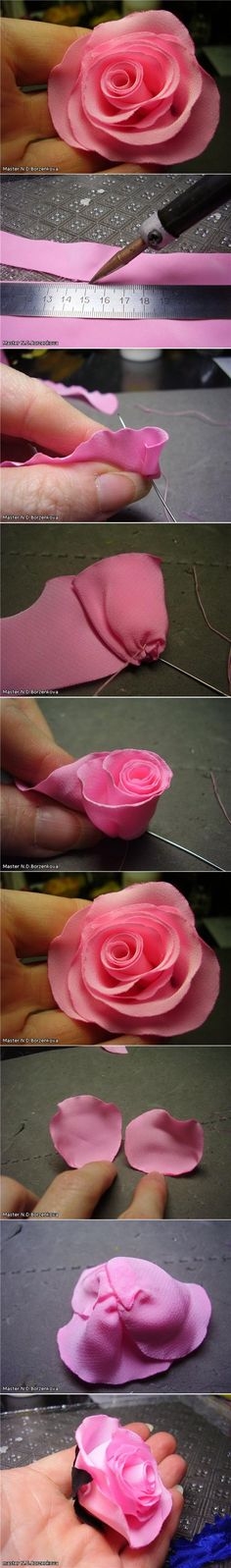 DIY Sewing Flowers DIY Sewing Flowers