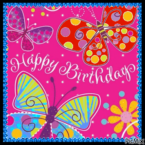Pretty Butterfly Happy Birthday Gif Pictures, Photos, and Images for