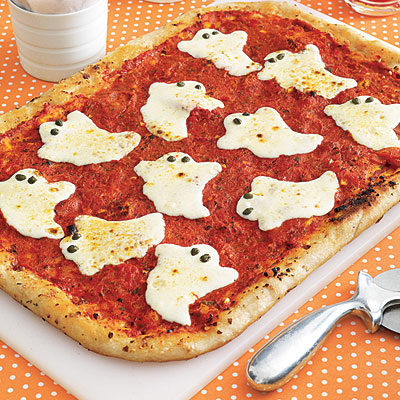 Ghostly pizza Ghostly pizza
