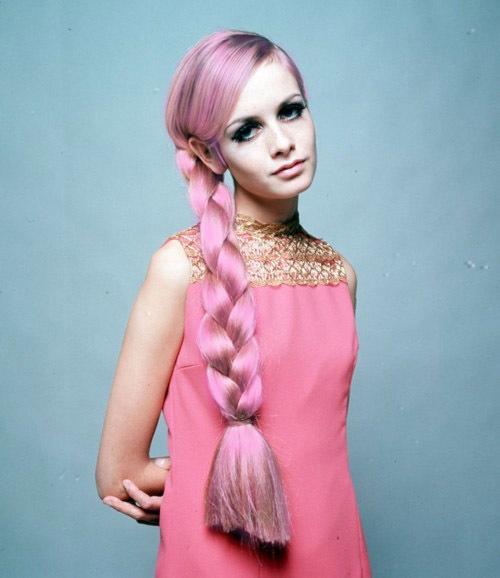 Thick pink braid Thick pink braid