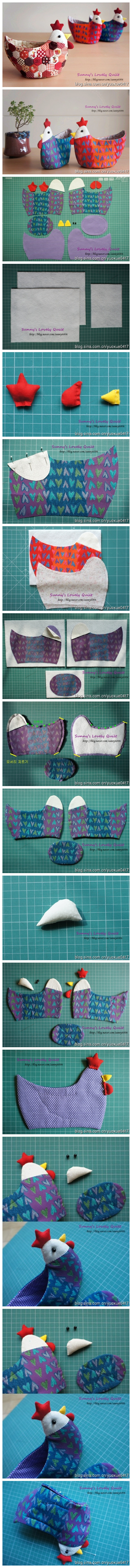 DIY Chicken Flower Pot Cover