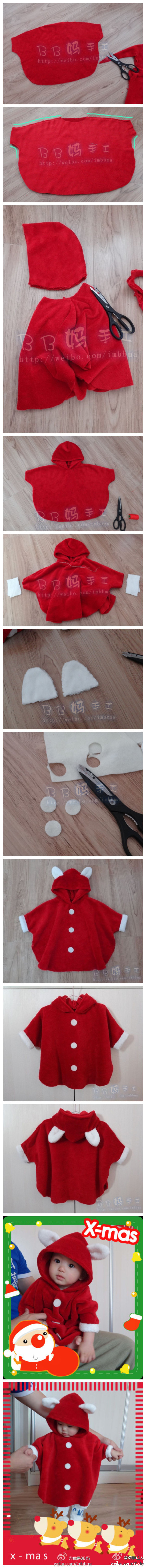 DIY Cute Baby Poncho DIY Cute Baby Poncho