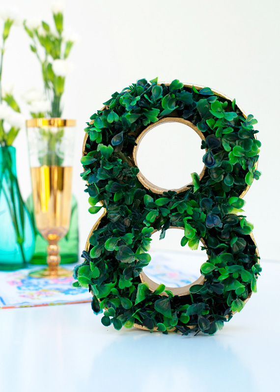 DIY Table Numbers DIY Table Numbers