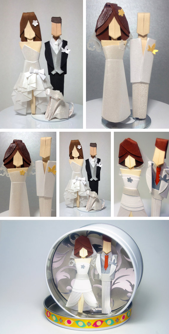 Origami Cake Topper