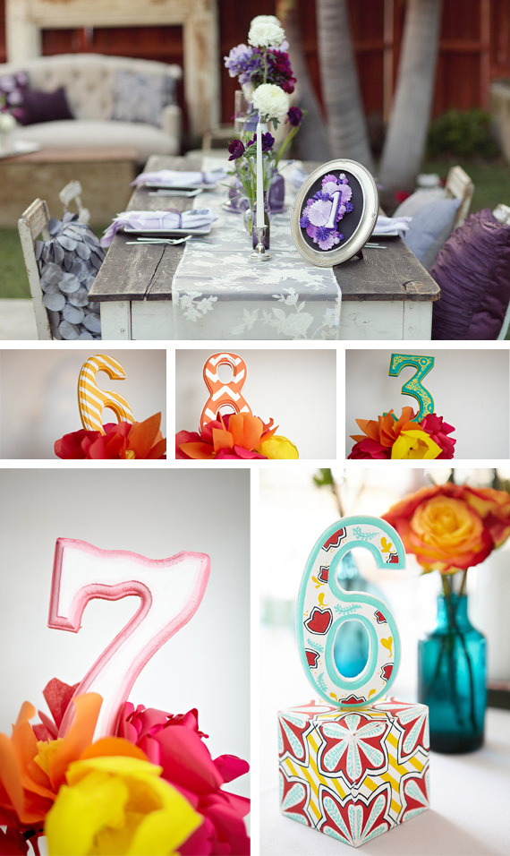 Unique table numbers
