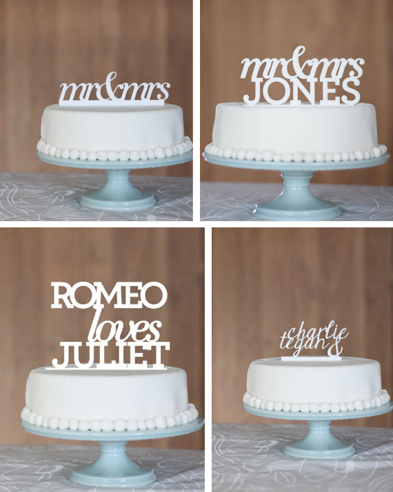 Message toppers