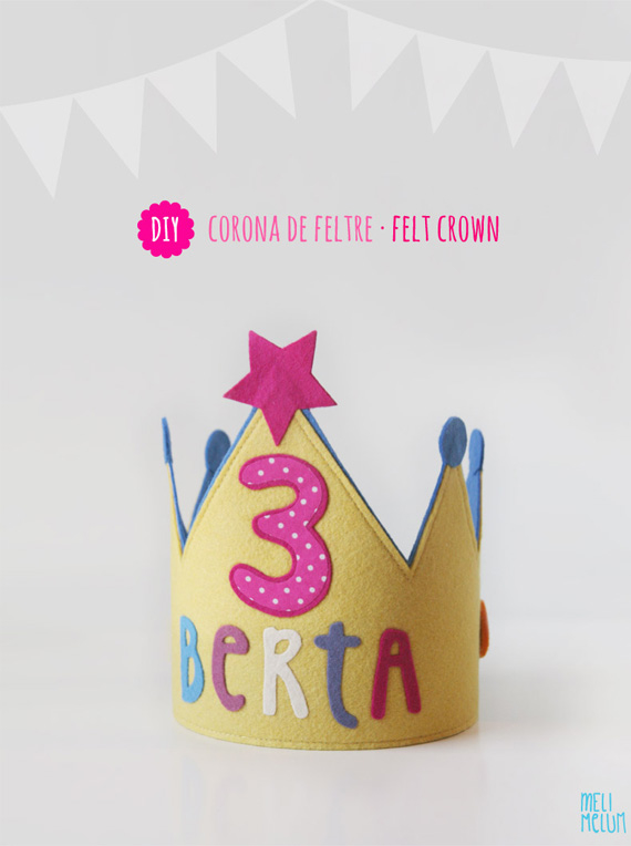 Birthday Felt Crown