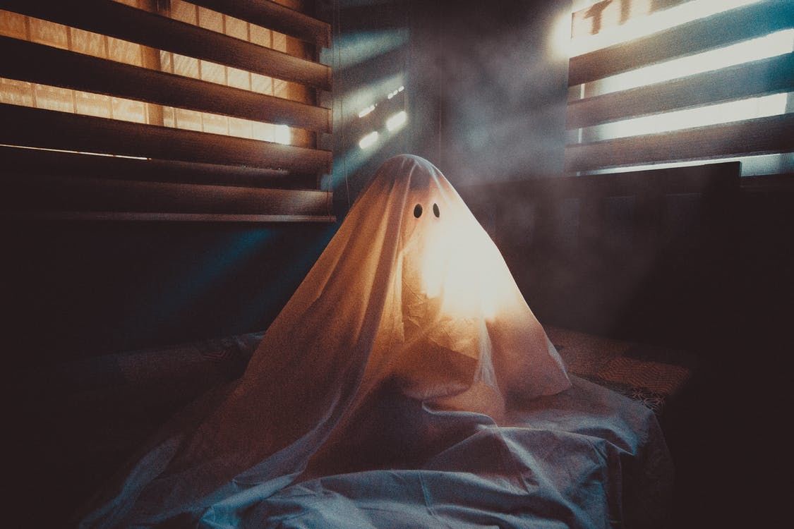Spooky Ghost Sitting In Bed Pictures, Photos, and Images for Facebook