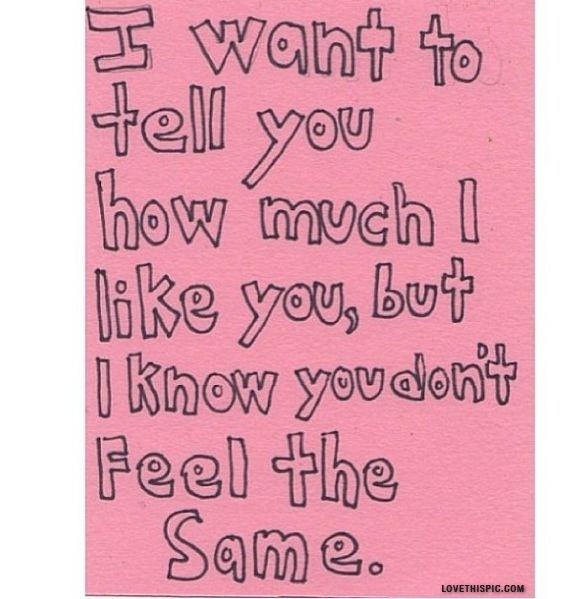 You Dont Feel The Same