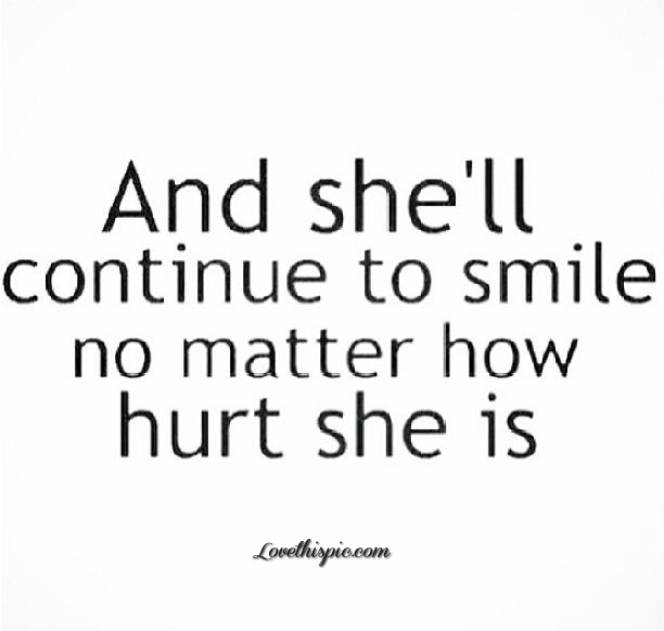 And Shell Continue To Smile And Shell Continue To Smile