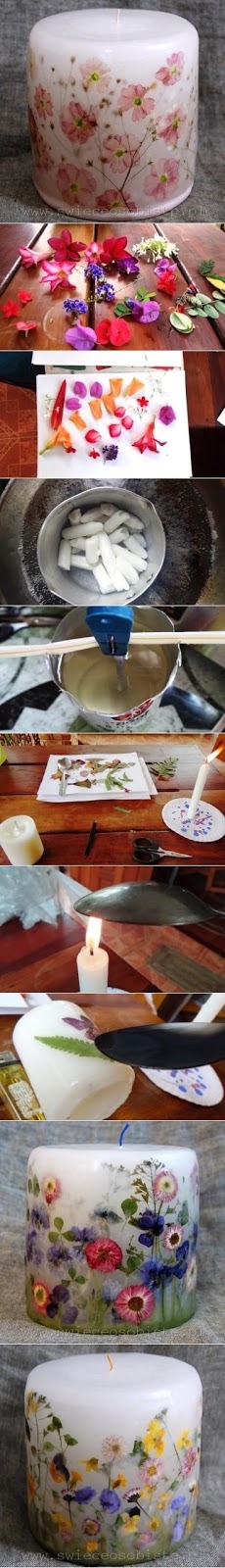 DIY Decorative Candle