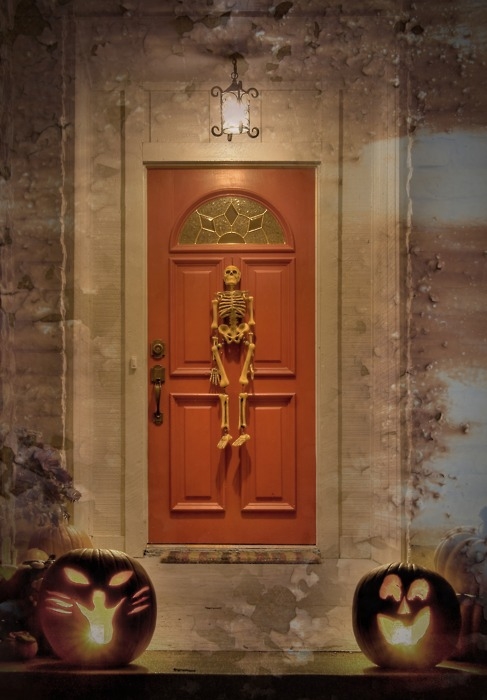 Porch Door Skeleton Decoration Pictures, Photos, and Images for ...