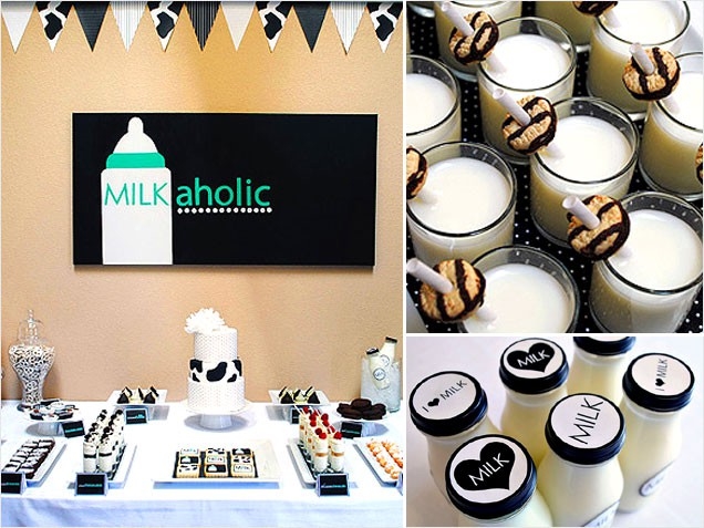 Milk A Holic theme baby shower
