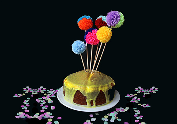 Pompon toppers