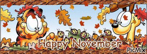 Garfield Happy November Pictures, Photos, and Images for Facebook, Tumblr,  Pinterest, and Twitter
