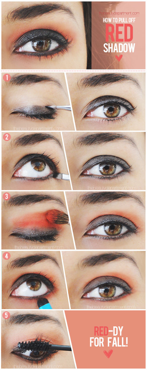 DIY Red Eyeshadow