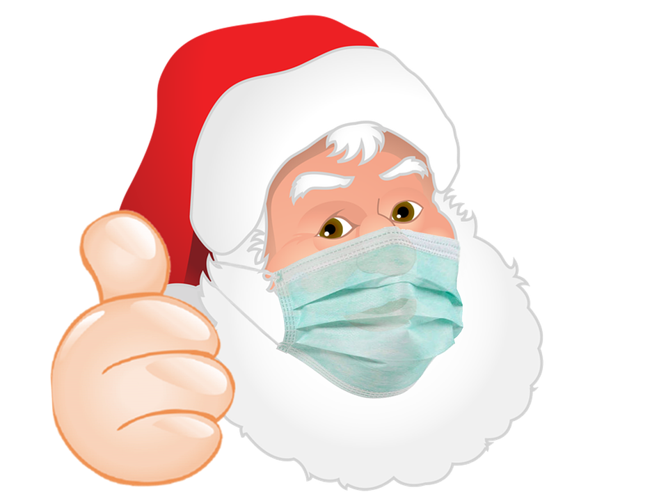 Santa With Face Mask Pictures, Photos, and Images for Facebook, Tumblr