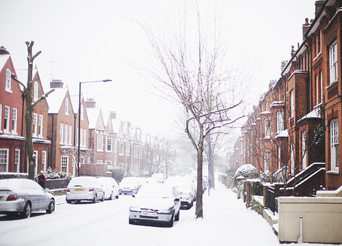 Winter in the neighborhood