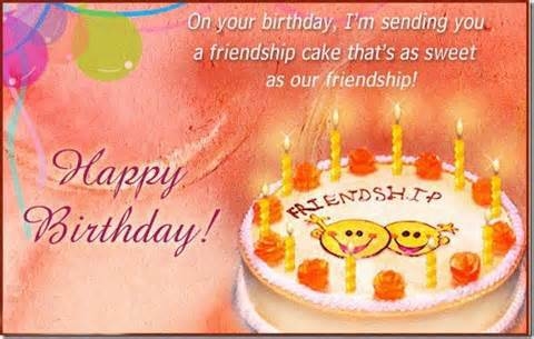 Happy Birthday Friendship Cake Happy Birthday Friendship Cake
