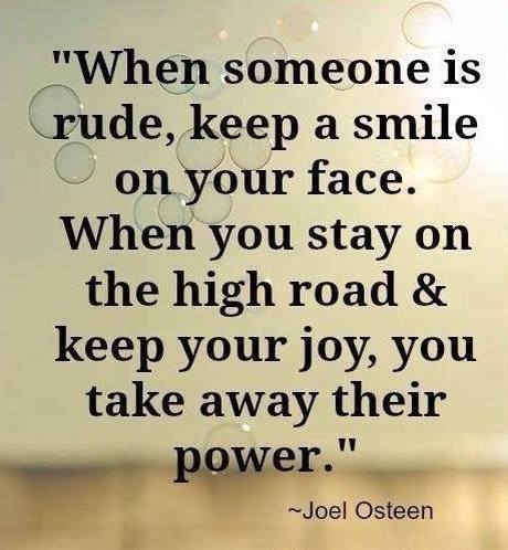 When someone is rude...