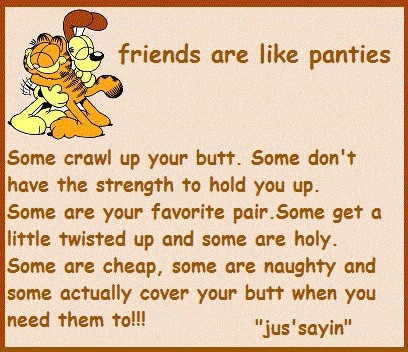 friends are like panties friends are like panties
