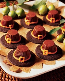 Peanut Butter Cup Pilgrim Hats