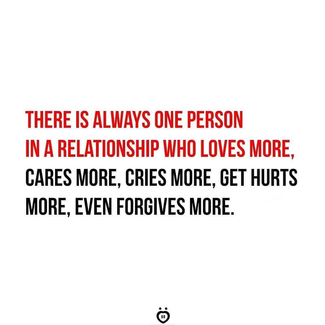 There Is Always One Person In A Relationship Who Loves More Pictures,  Photos, and Images for Facebook, Tumblr, Pinterest, and Twitter, image size:1080x1080