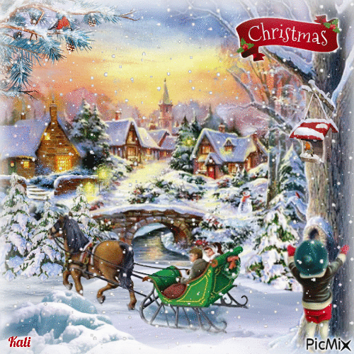 Funny Christmas Village 