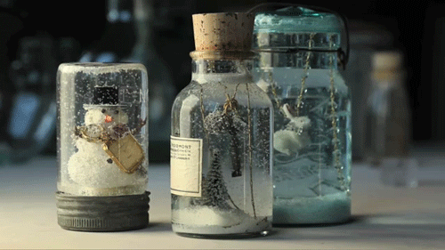 Snowman Jar Globe