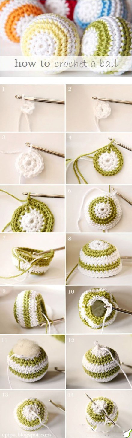 DIY Crochet Ball DIY Crochet Ball