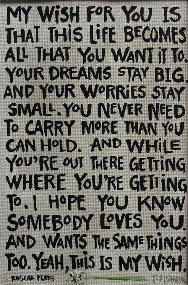 my wish for you my wish for you