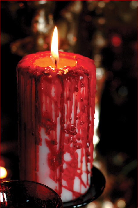 Vampire Style Halloween Candle Vampire Style Halloween Candle