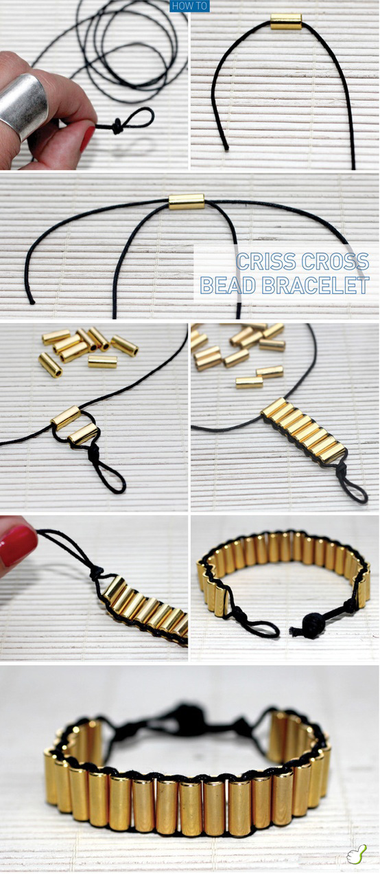 DIY Criss Cross Bracelet DIY Criss Cross Bracelet