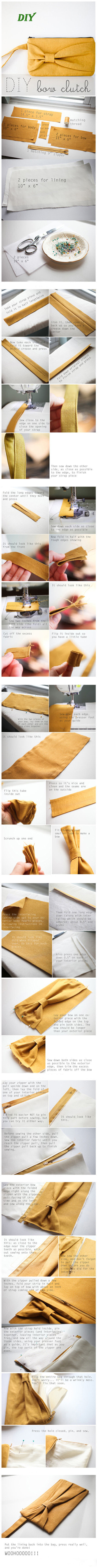 DIY Bow Clutch