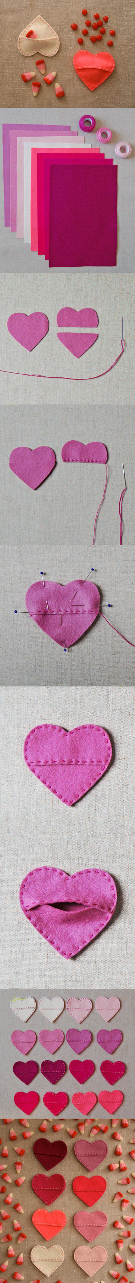DIY Fabric Hearts DIY Fabric Hearts