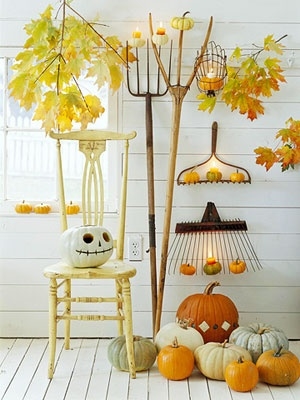Halloween porch idea