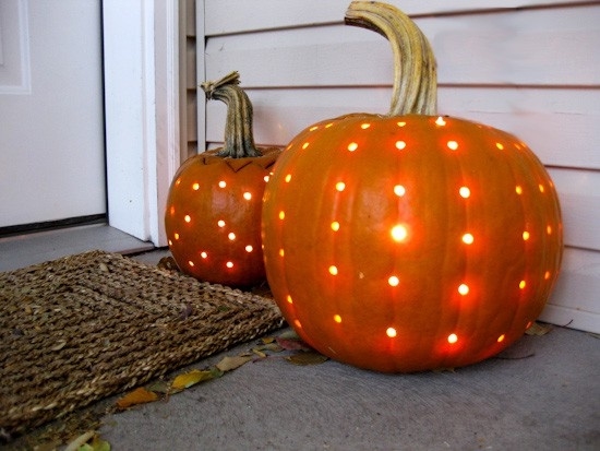 Drilled Jack O Lantern