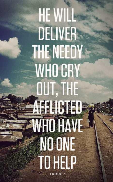 He will deliver the needy