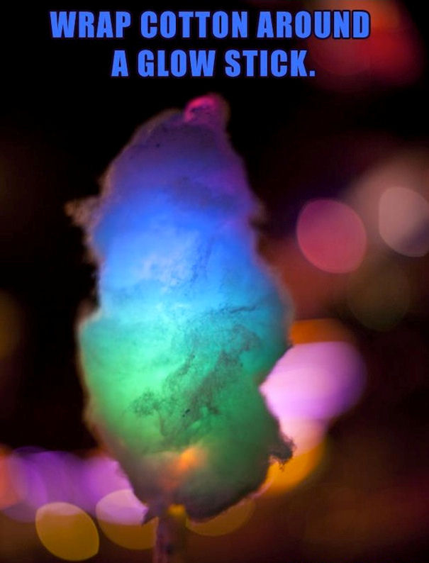 DIY Glowing Cotton