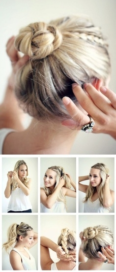 DIY Braided Bun