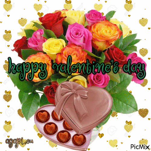 Chocolate & Flowers Valentine's Day Quote Pictures, Photos, and Images