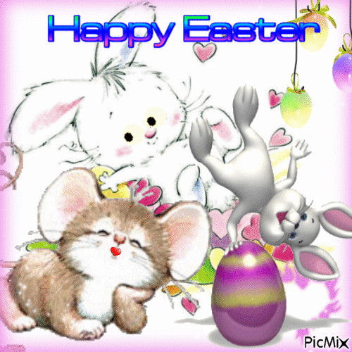 3D Bunny Easter Gif Pictures, Photos, and Images for Facebook, Tumblr