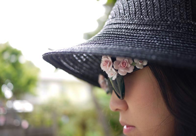 DIY floral sunglasses DIY floral sunglasses