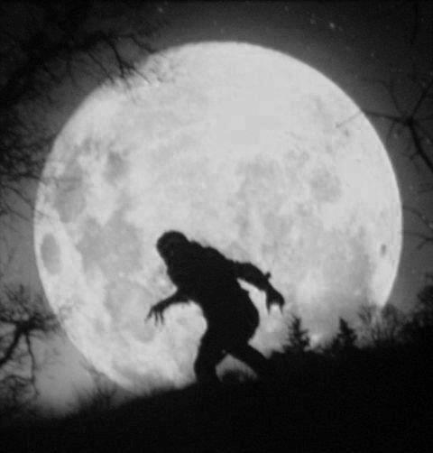 Monster on a full moon
