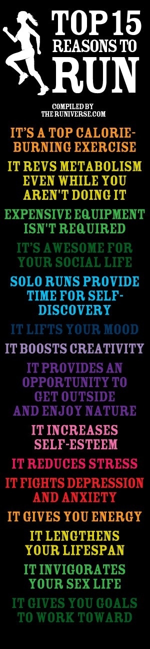 top reasons to run