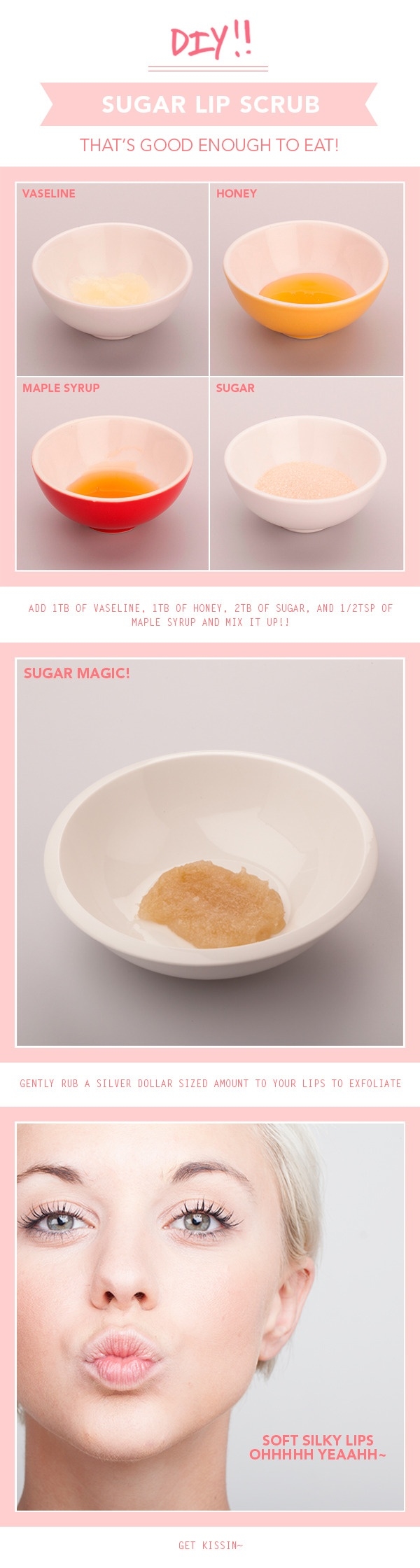DIY Sugar Lip Scrub
