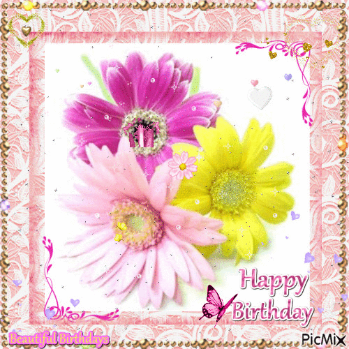 Happy Birthday Daisy Gif