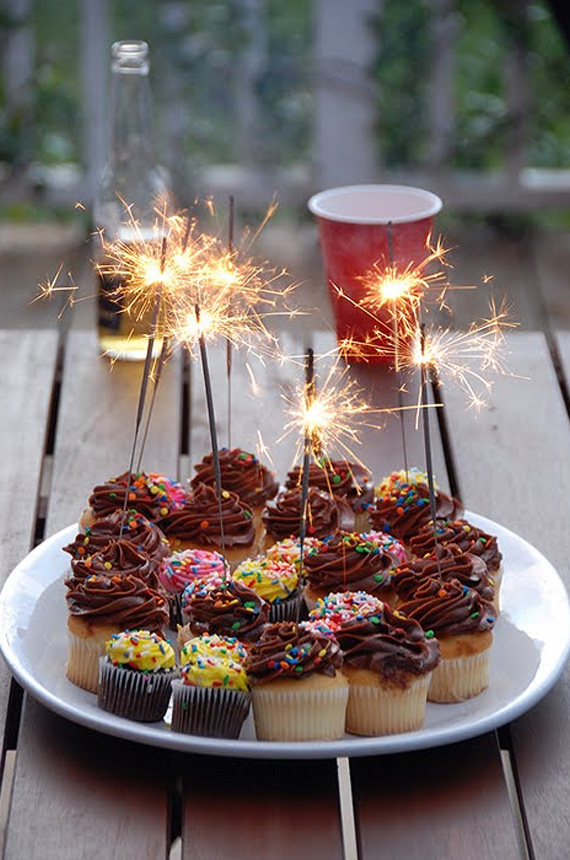Flares on your cupcakes Flares on your cupcakes
